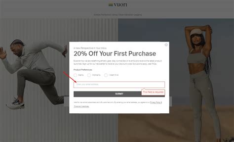 vuori 10 off first order.